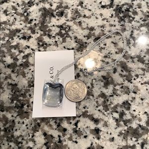 Tiffany & Co Jewelry Elsa Peretti Shovel Pendant and Sterling 925 Chain